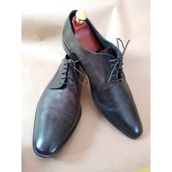 Hugo Boss Men\'s Shoes Business Man Luxury Leather Brown Made In Italy main image 5